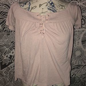 Off the shoulder shirt